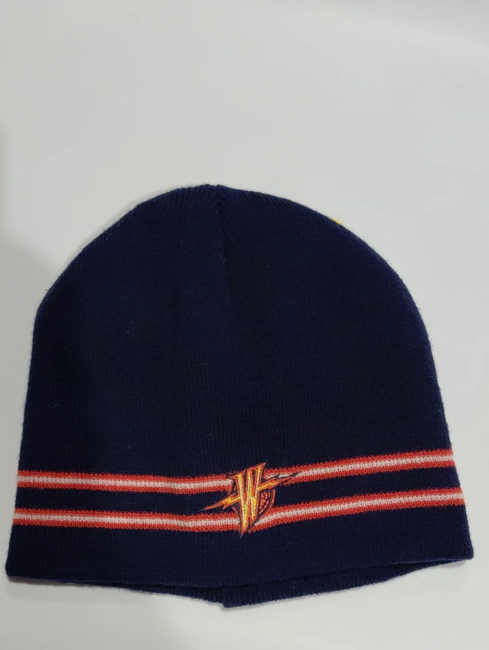 Golden State Warriors NBA Navy Beanie with Team Logo